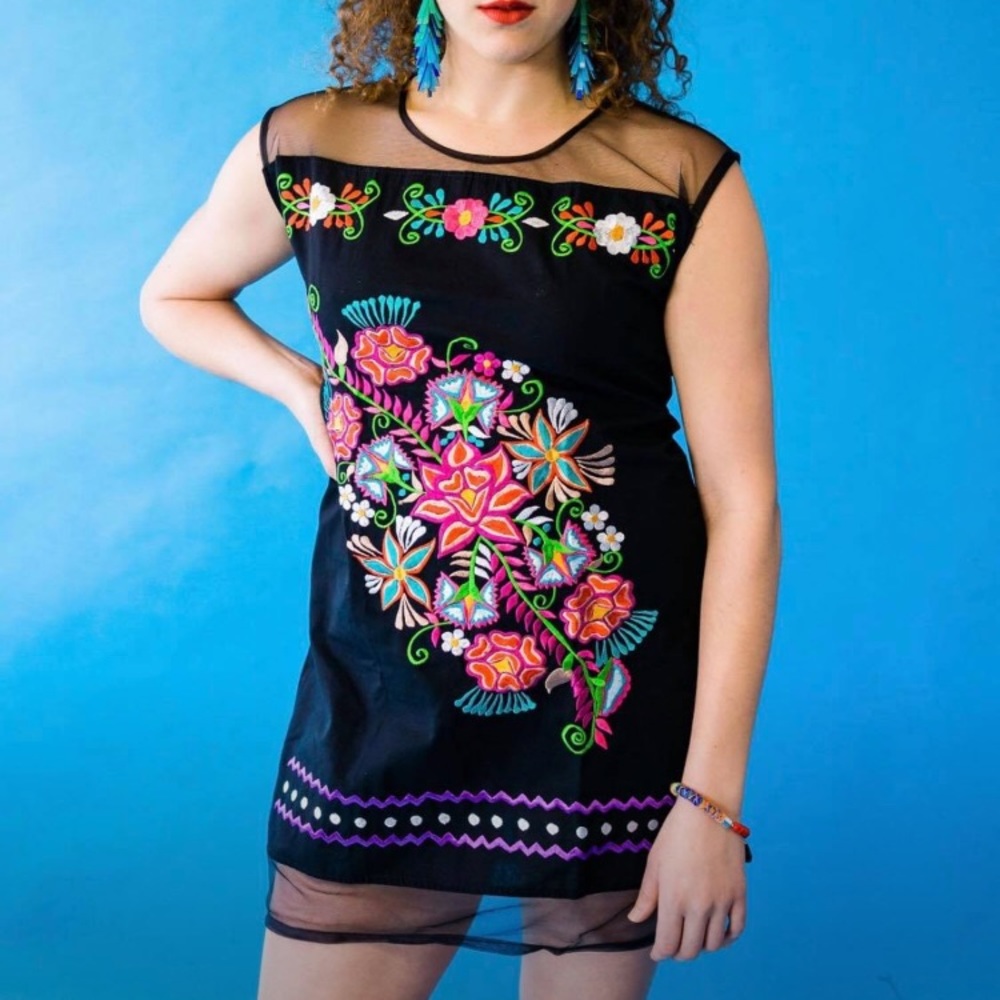 Embroidered dress